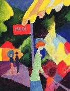 August Macke Modefenster oil painting reproduction